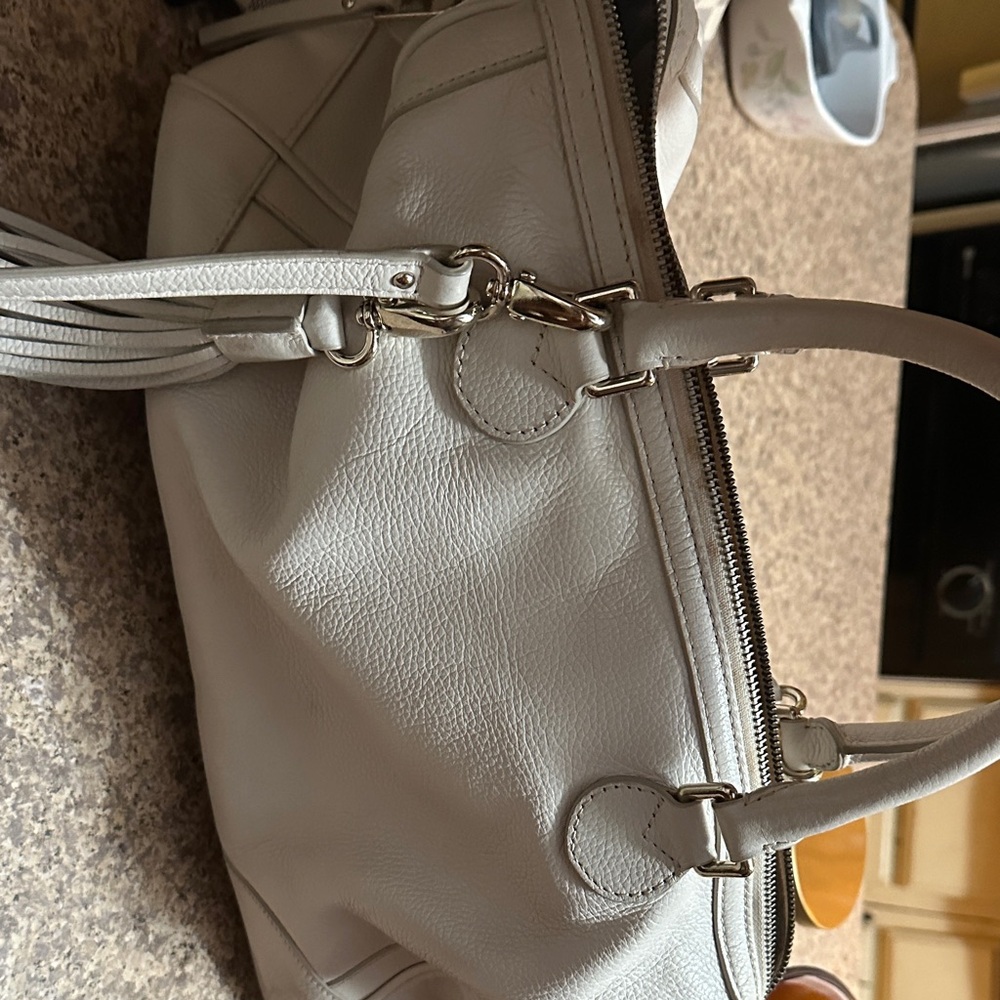 Banana Republic Cream Shoulder Bag